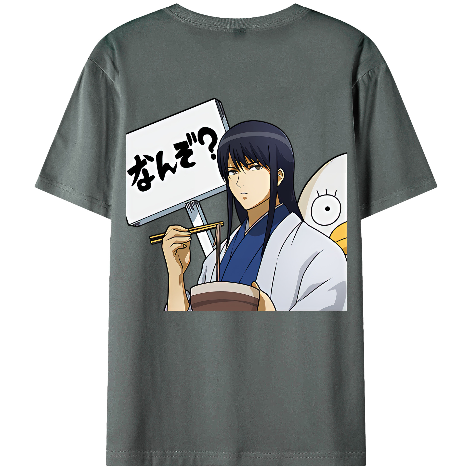（画像用） ぎんたま 坂田銀時（さかたぎんとき） 神楽 志村新八（しむら しんぱち） GINTAMA Sakata Gintoki Kagura Shimura Shinpachi 綿100％ メンズ半袖Tシャツ（バックプリント） 通気性